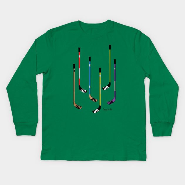 Colorful Hockey Sticks